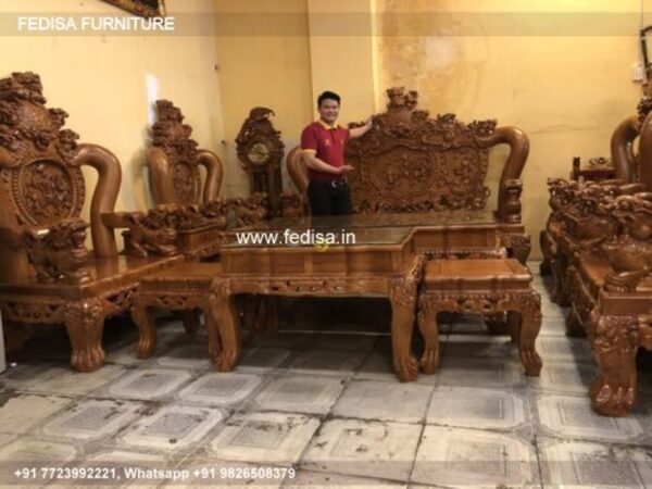 Wooden Sofa Set Wooden Plain Sofa Set No-3078 Wooden Sofa Set Near Me