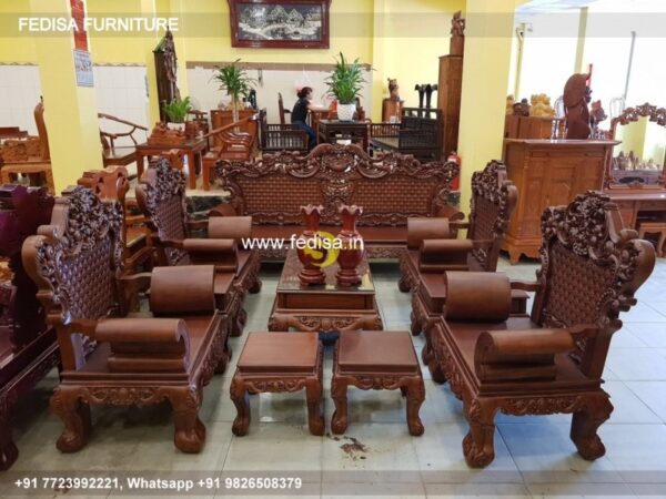 Wooden Sofa Set Wooden Modern Leather Living Room Sets No-3095 15 Seater Wooden Sofa Set