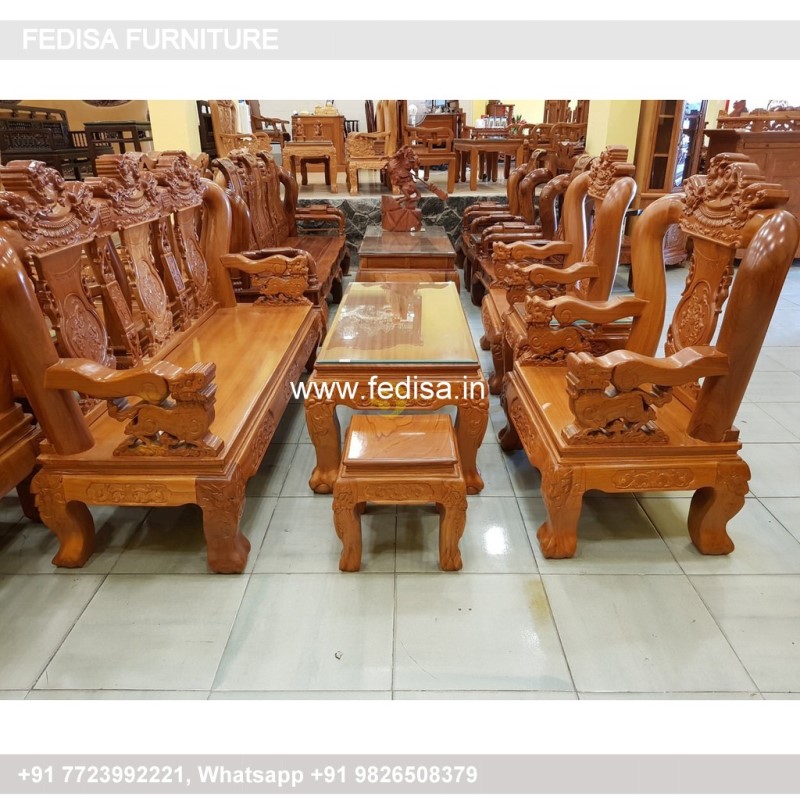 Wooden Sofa Set Wooden Blue Leather Sofa Set No-3113 Wooden Sofa Cushion Set