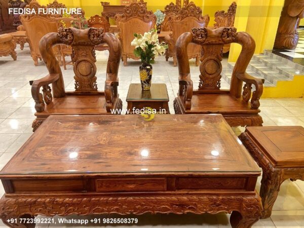 Wooden Sofa Set Wooden Burgundy Sofa Set No-3129 12 Seater Wooden Sofa Set