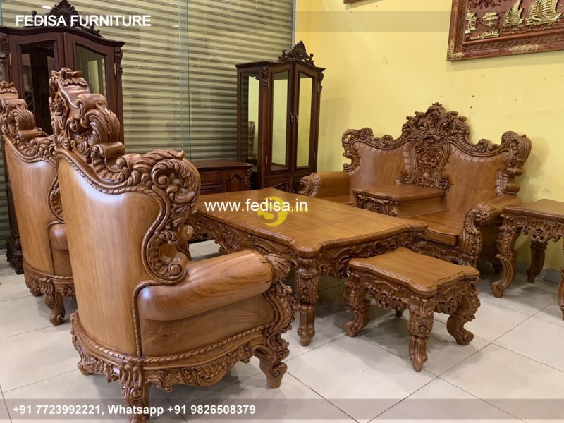 Wooden Sofa Set Wooden Cane Sofa Set With Table No-3163 Wooden Sofa Set Online Flipkart