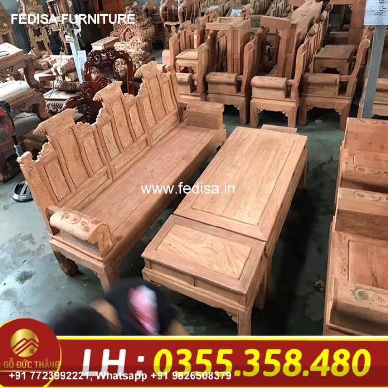 Wooden Sofa Set Wooden Sagwan Wood Sofa No-3180 Wooden Corner Sofa Set
