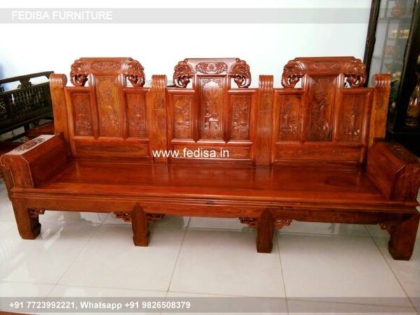 Wooden Sofa Set Led Wooden Sofa Set No-3276 Maharaja Wooden Sofa Set