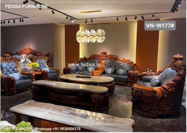 Wooden Sofa Set Wooden Coffee Sofa Set No-3364 Wooden Price Sofa