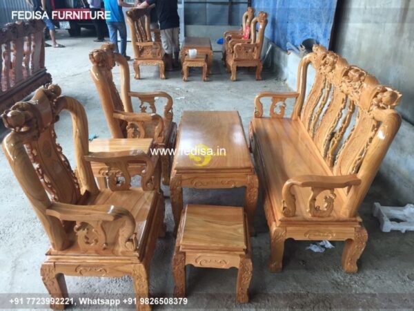 Wooden Sofa Set Wooden Sofa 4 U No-3372 Corner Sofa Set Wooden
