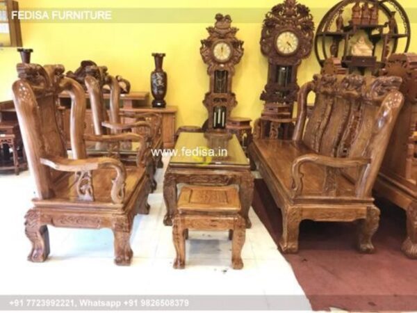 Wooden Sofa Set Wooden 12 Piece Sectional Sofa No-3374 L Shape Sofa Set Wooden