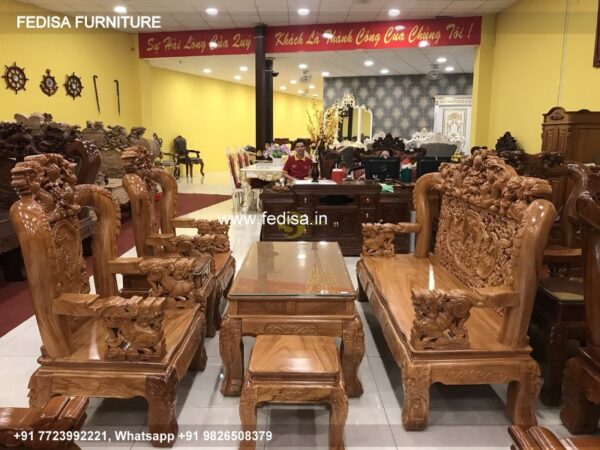 Wooden Sofa Set Wooden Light Sofa Set No-3400 Godrej Wooden Sofa
