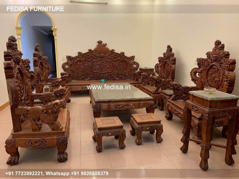 Wooden Sofa Set Wooden Aarsun Sofa Set No-3441 Wooden Sofa Set For Living Room