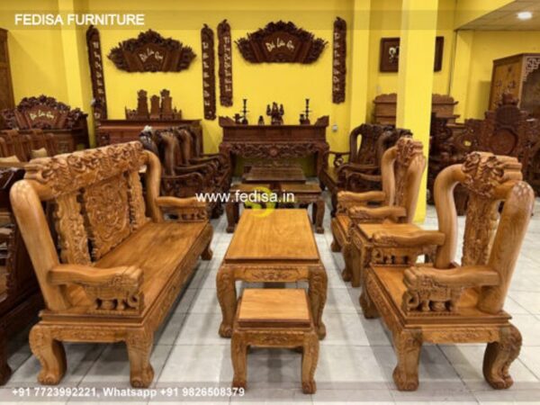 Wooden Sofa Set Wooden Modern Living Room Furniture Set No-3464 Flipkart Wooden Sofa Set