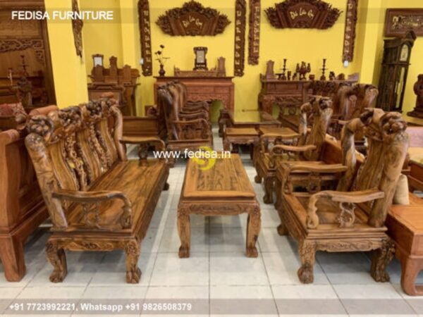 Wooden Sofa Set Wooden Raja Sofa Set No-3481 Amazon Wooden Sofa Set