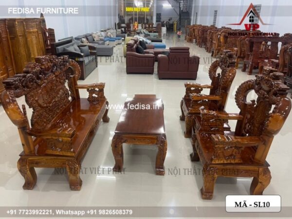 Wooden Sofa Set Wooden Teal Shaped Sofa No-3595 Godrej Wooden Sofa