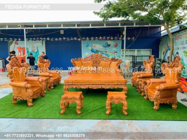 Wooden Sofa Set Wooden Bantia Sofa Sets No-3630 Urban Ladder Wooden Sofa