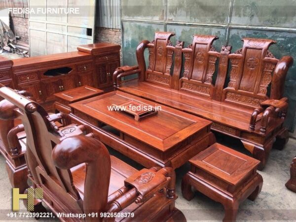 Wooden Sofa Set Wooden Fluffy Sofa Set No-3684 Wooden Sofa Set