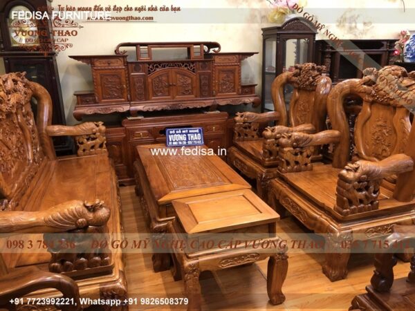 Wooden Sofa Set Wooden L Shape Sofa 3 Seater No-3742 Wooden Sofa Chair Price