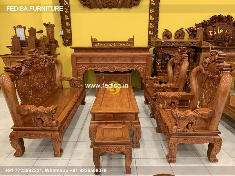 Wooden Sofa Set Wooden Spring Sofa Set Price No-3758 Wooden Setty