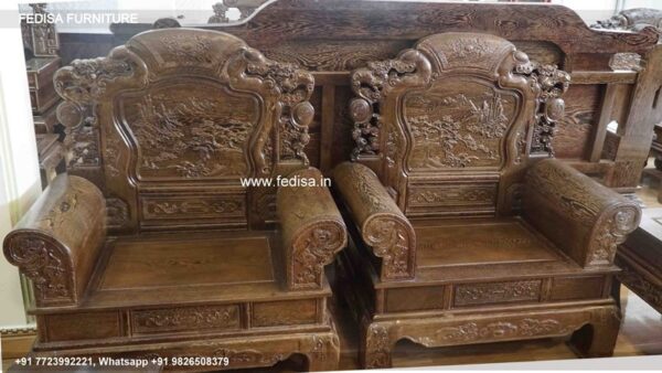Wooden Sofa Set Wooden Sofa O No-3777 Wooden Sofa Set Amazon