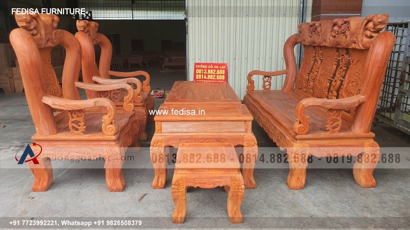 Wooden Sofa Set Wooden Sofa 3 1 1 Sets No-3842 Wooden Sofa Set Amazon