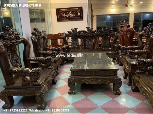 Wooden Sofa Set Wooden Couch Set No-3880 Wooden Sofa Online