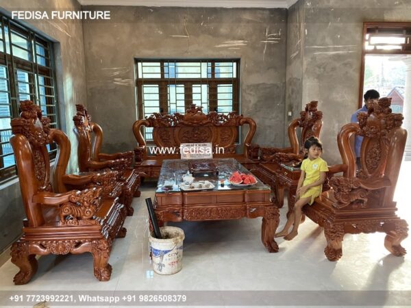 Wooden Sofa Set Wooden Recliner Sofa Set No-3886 Simple Wooden Sofa Set