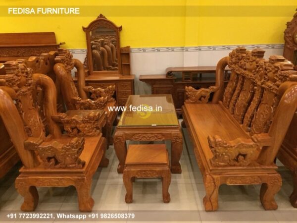 Wooden Sofa Set Wooden Godrej Sofa No-3897 Second Hand Wooden Sofa Set