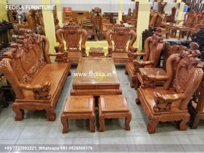 Wooden Sofa Set Wooden Cane Sofa Set No-3904 Simple Sofa Set Wooden