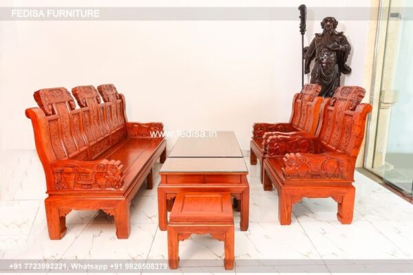 Wooden Sofa Set Wooden L Shape Sofa Bed No-3914 Wooden Sofa Frame Manufacturers