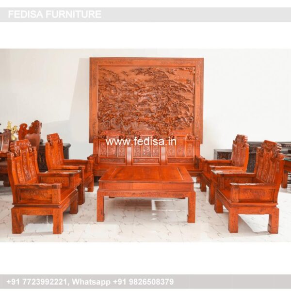 Wooden Sofa Set Wooden L Sofa Set No-3916 Wooden Sofa Set Price Below 20003
