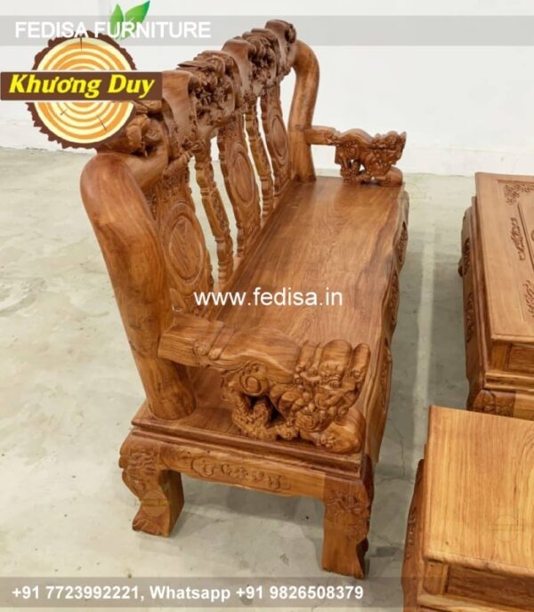 Wooden Sofa Set Wooden Ikea L Shaped Sofa No-3944 Urban Ladder Wooden Sofa