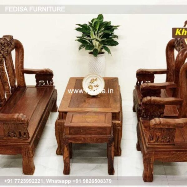 Wooden Sofa Set Wooden Single Seat Sofa No-3953 7 Seater Wooden Sofa Below 10000