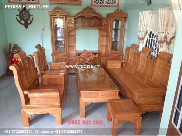 Wooden Sofa Set Wooden Bed Sofa Set No-3975 Royal Wooden Sofa Set