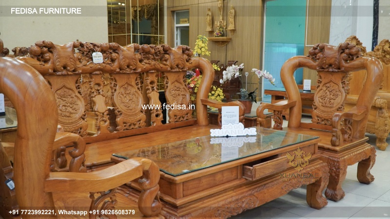 Wooden Sofa Set Wooden Leather Sofa Set Price No-3980 Maharaja Wooden Sofa Set
