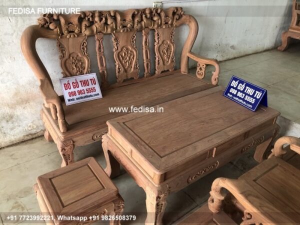 Wooden Sofa Set Wooden 6 Seater Wooden Sofa No-4000 Wooden Corner Sofa
