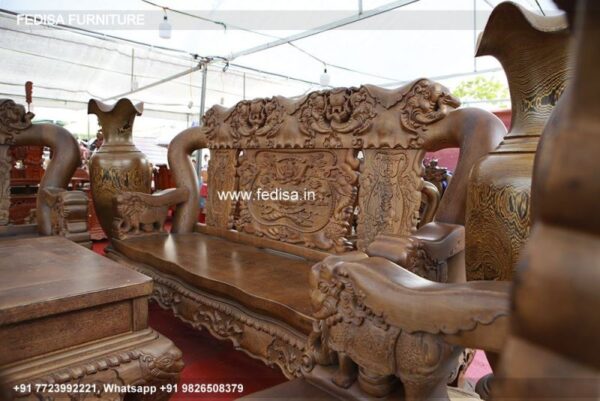 Wooden Sofa Set Wooden Lakadi Ka Sofa No-4008 Damro Wooden Sofa Set