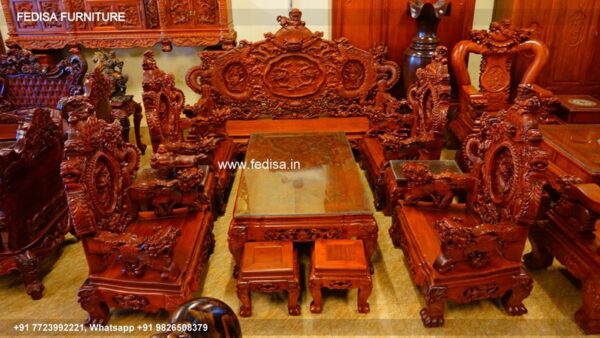 Wooden Sofa Set Wooden Home Sofa Set No-4031 Wooden Royal Sofa Set