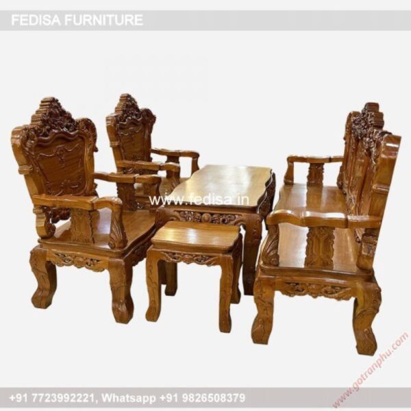 Wooden Sofa Set Wooden Big Sofa Set No-4063 Wooden Sofa Set