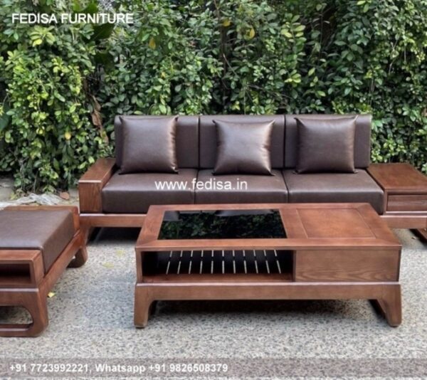 Wooden Sofa Set Wooden Best L Shaped Sofa No-4117 L Shape Wooden Sofa Set