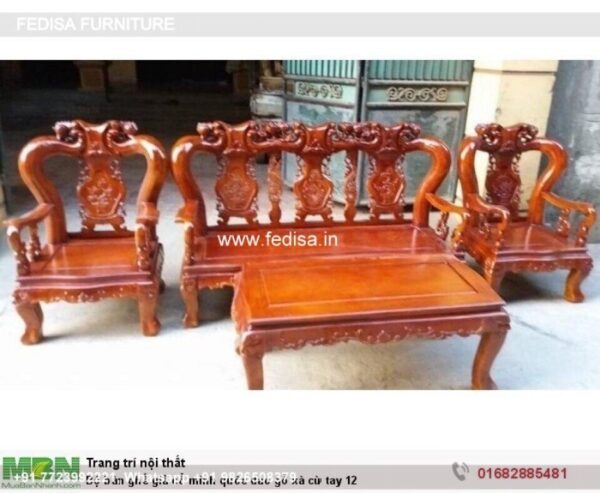 Wooden Sofa Set Wooden Damro Wooden Sofa Set No-4135 Wooden Settee