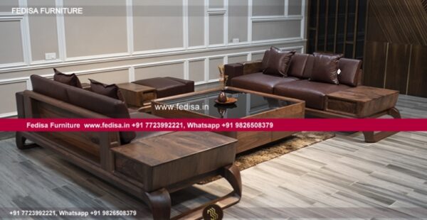 Wooden Sofa Set Wooden 6 Set Sofa No-4137 Wooden Setty