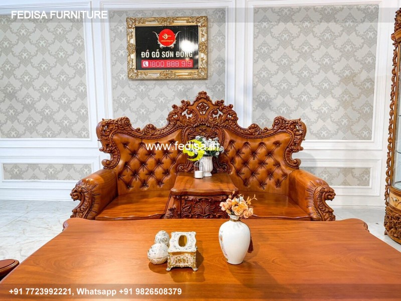 Wooden Sofa Set Wooden Vip Sofa Set No-4162 Modern Wooden Sofa Set