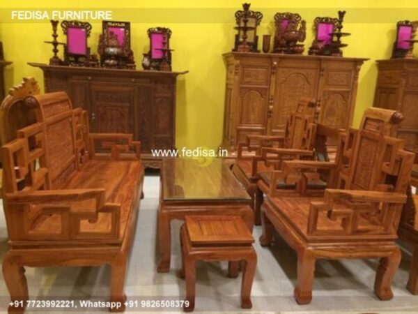 Wooden Sofa Set Wooden Sagwan Sofa Set Price No-4215 37 Seater Wooden Sofa Set