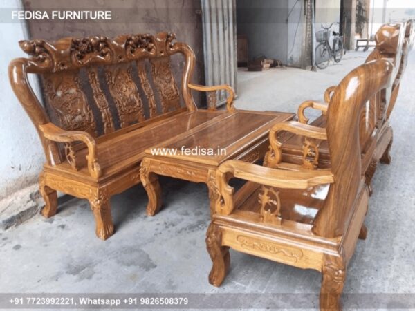 Wooden Sofa Set Wooden Second Hand Sofa Set Price No-4247 L Shape Wooden Sofa Set