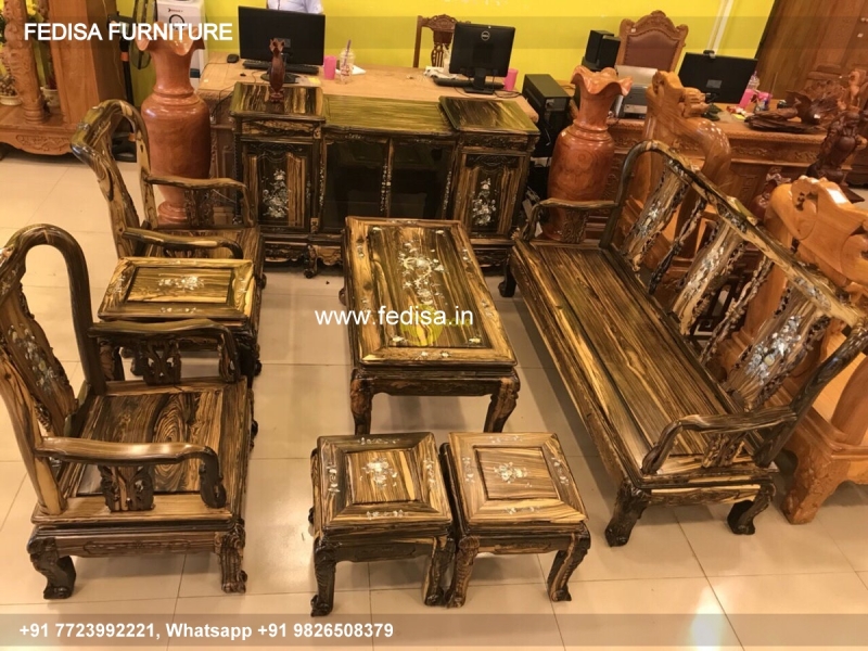 Wooden Sofa Set Wooden Seven Seater Sofa Set No-4253 Old Wooden Sofa Set Olx