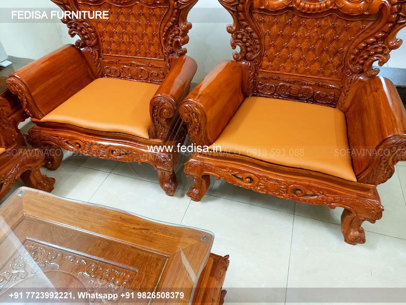 Wooden Sofa Set Wooden Settee Set No-4292 Modern Wooden Sofa Set