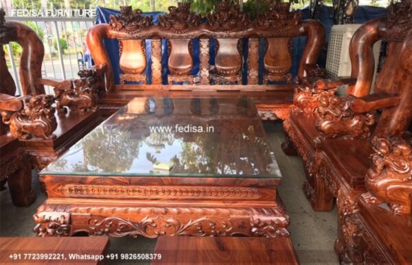 Wooden Sofa Set Wooden White Couch Set No-4304 Wooden Sofa Frame Manufacturers