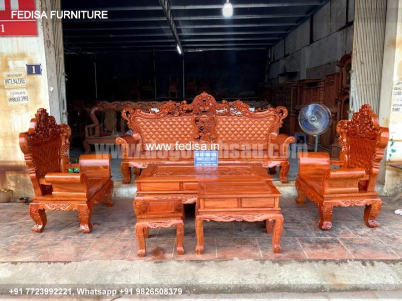 Wooden Sofa Set Wooden Arabic Style Sofa No-4345 45 Seater Wooden Sofa Set