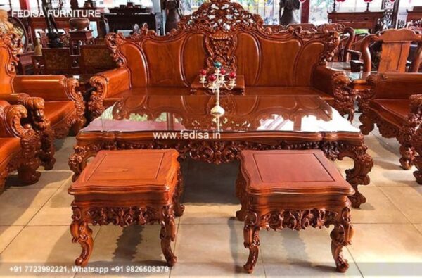 Wooden Sofa Set Wooden Luxury Sofa Set For Living Room No-4349 Wooden Carved Sofa Set