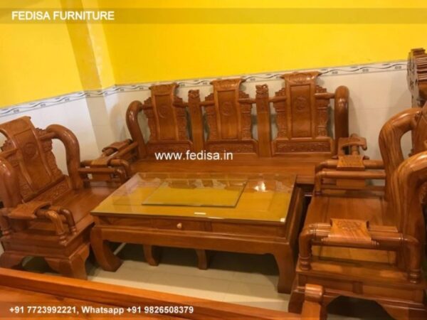 Wooden Sofa Set Wooden Cushion Sofa Set Price No-4379 Second Hand Wooden Sofa