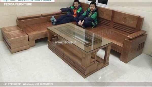 Wooden Sofa Set Wooden Navy L Shaped Sofa No-4427 Latest Wooden Sofa