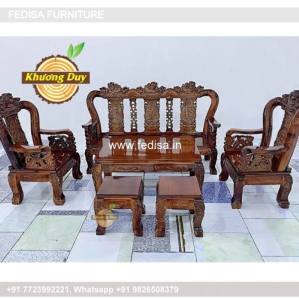 Wooden Sofa Set Wooden Setti Sofa Set No-4693 Cushion For Wooden Sofa Set