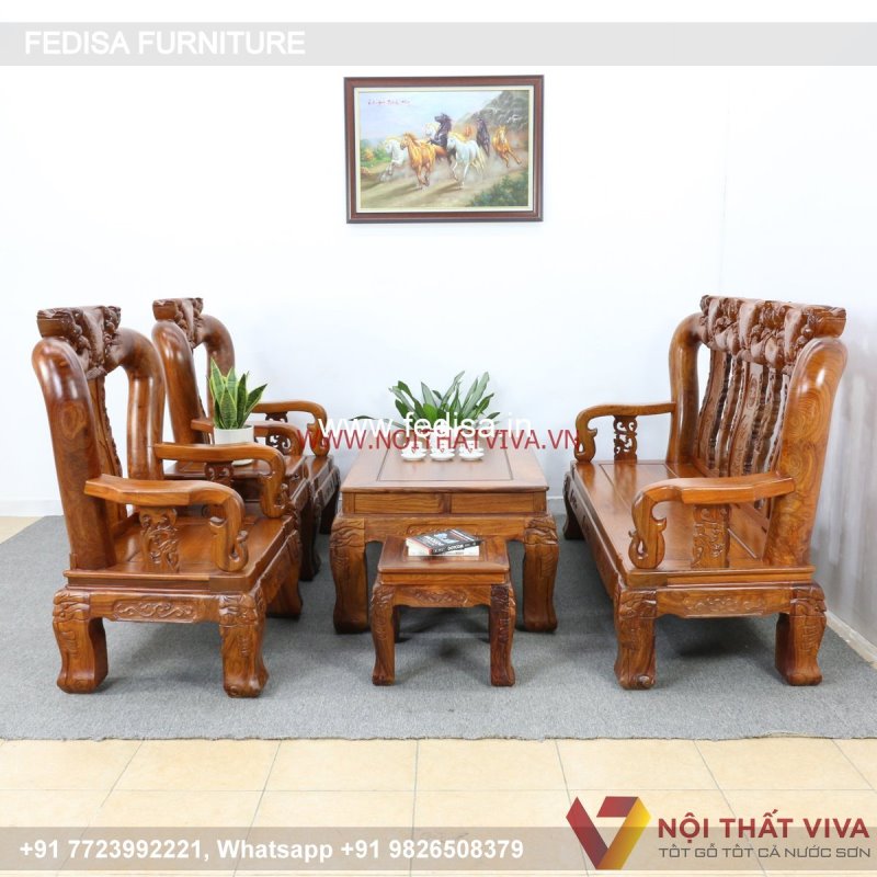 Wooden Sofa Set Wooden Aarsun Woods Sofa Set No-4717 Wooden Sofa Set Online